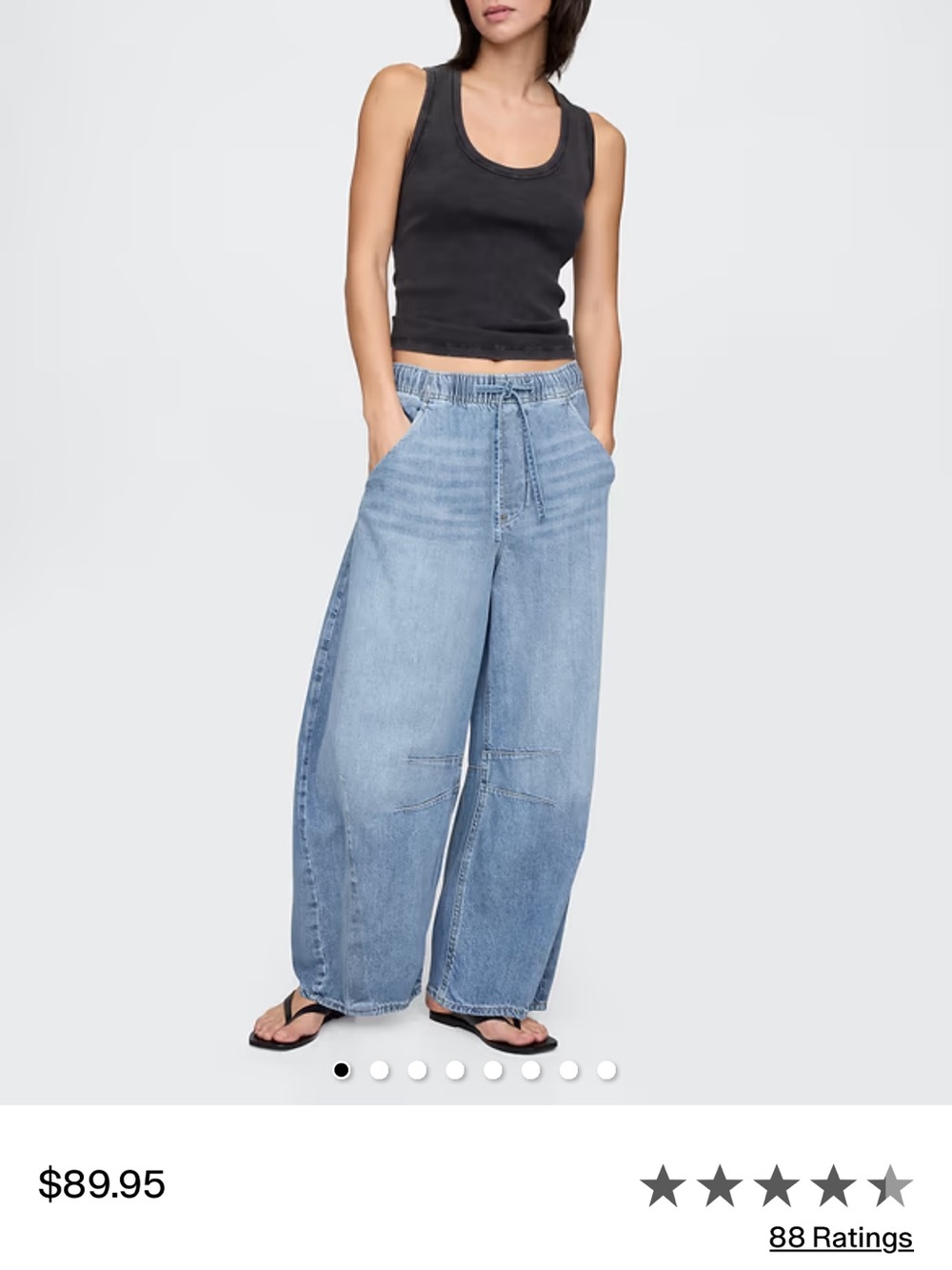 GAP Light Blue Wide Leg Flare Jeans